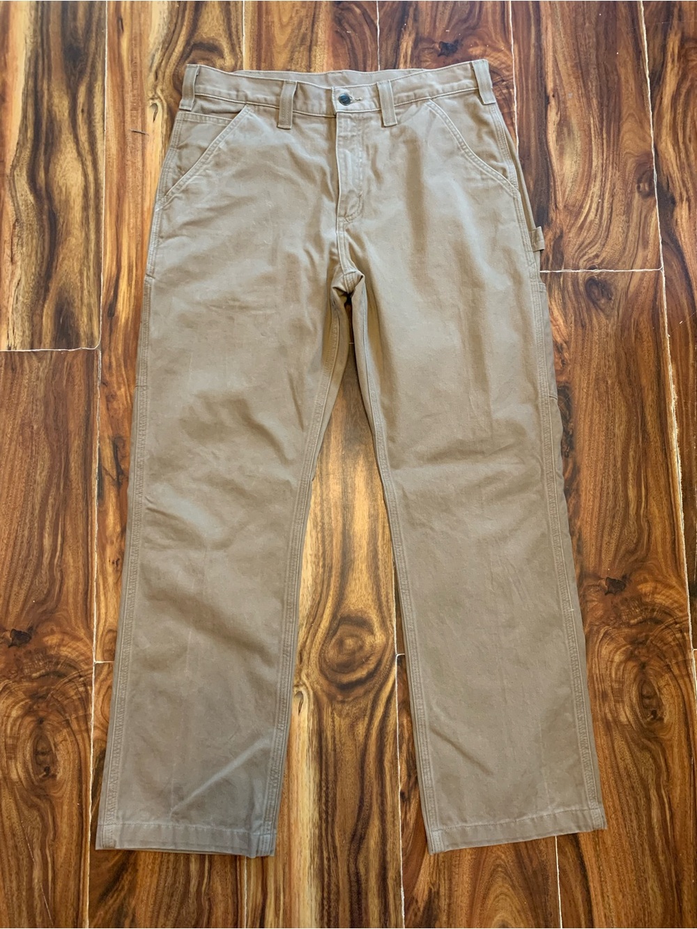 Carhartt Relaxed Fit Khaki Size 34x34 Work Pants.             3437